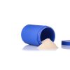 Blue Soft Touch HDPE Plastic Jar