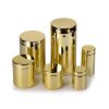 Golden HDPE Plastic Jar