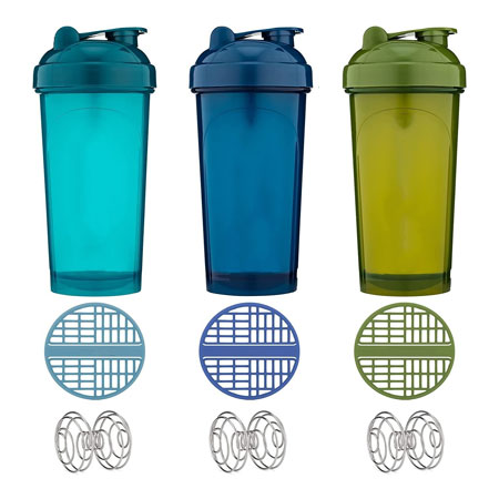 Shaker Bottle with Mixing Grid