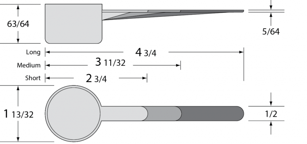 20cc Polypropylene Measuring Scoop Size Options